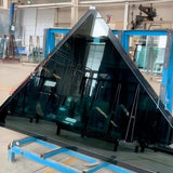 Electronically controlled dimming glass